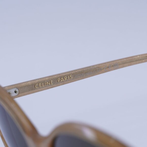 ?️ New Celine CL40264U 59E Sunglasses - Peach Glitter Frame, Brown Lenses main image 4